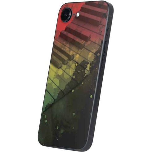 Rasta Color Keys iPhone 16e Skin